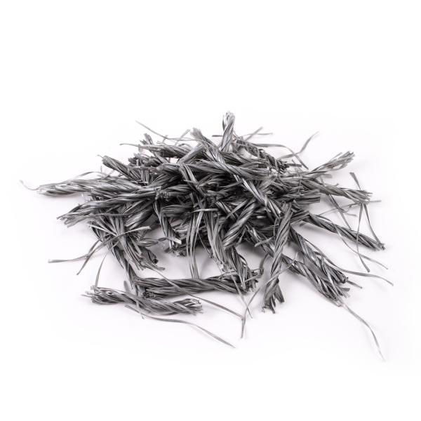54mm PP Fiber Twisted Bunchy To Improve Mortar Performance