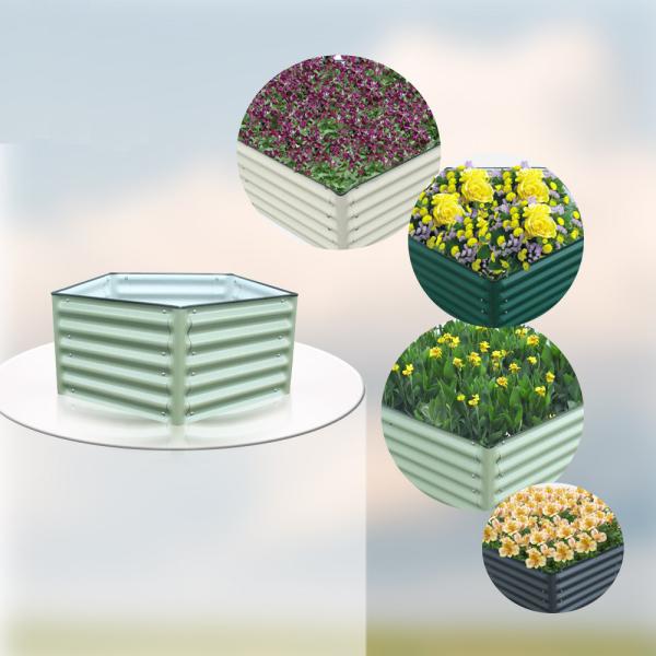 ISO Large Bottomless Metal Galvanized Elevated Raised Bed For Vegetables Fruits