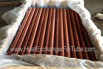 Tipo contínuo/liso tubo de aleta OD25.4X1.5WT do tanoeiro L da forma de CuNi 90 /10