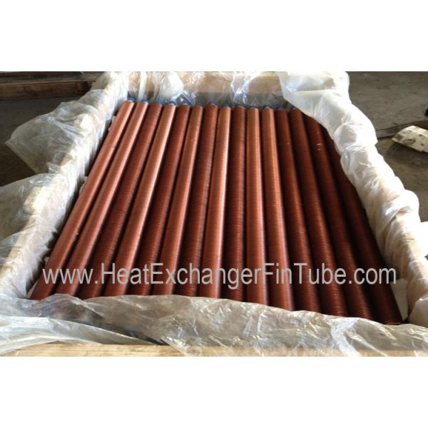 Type L Tension Wrapped Finned Tubes With C12200 Copper Fins And Fins Densities 394 FPM