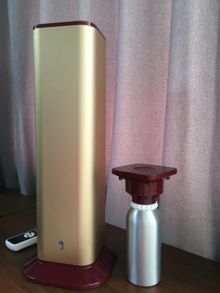 Black / Silver / Gold Automatic Standing Alone Large Area Fragrance Oil Dispenser Gold Color 5.2kg