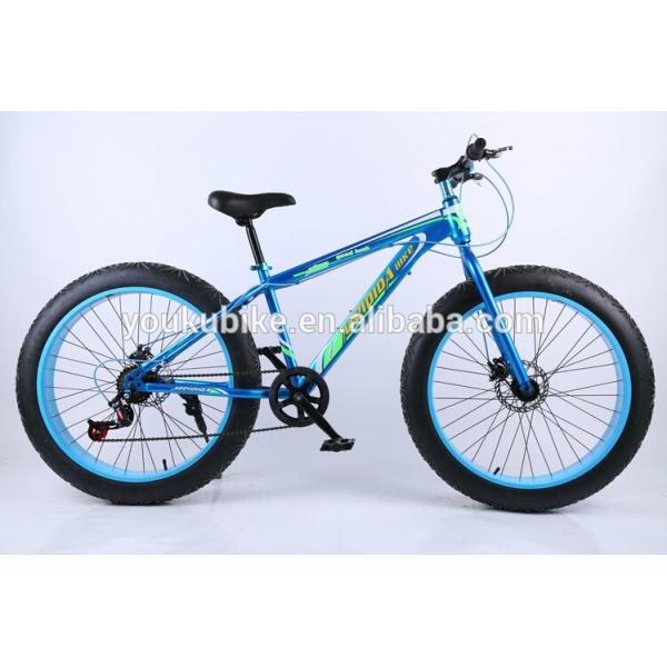 Height 198cm Sledge Wheel Steel 26 Inch Fat Tire Bike
