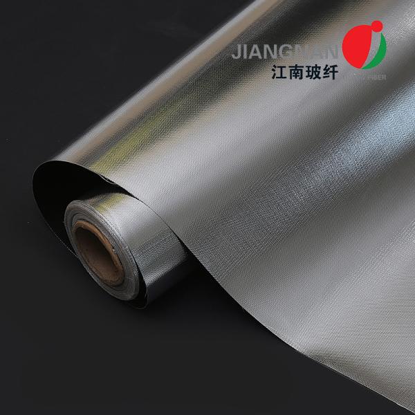 ткань стеклоткани 0.43mm прокатанная алюминиевой фольгой воздухонепроницаемая