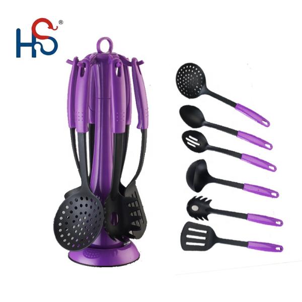 Eco-friendly Colorful Kitchen Utensils Set Heat Resistant up to 210C for Thanksgiving