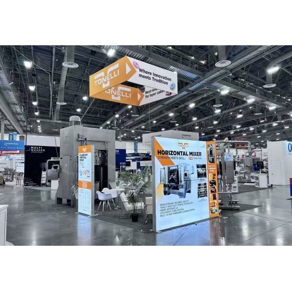 LED Fabric Exhibition Display Stands Light Box Trade Show Display