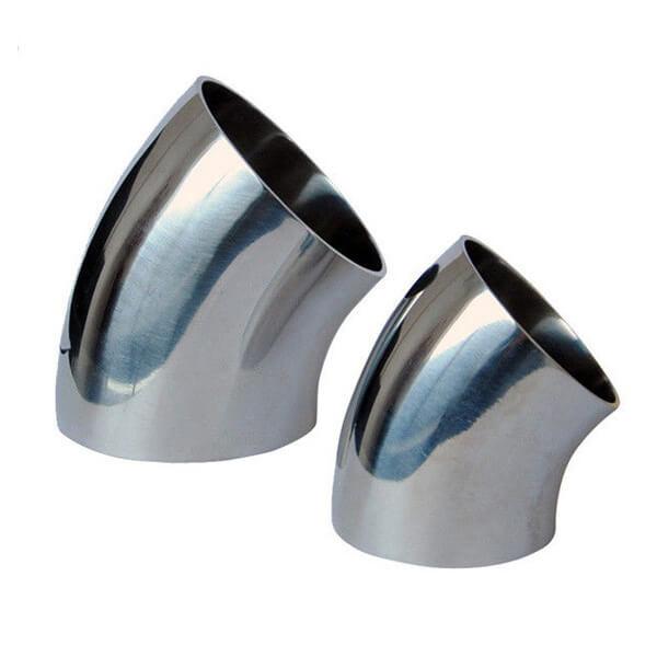 Stainless Steel Sanitary Pipe Fittings Bends Pipe Fitting High Pressure Resistant