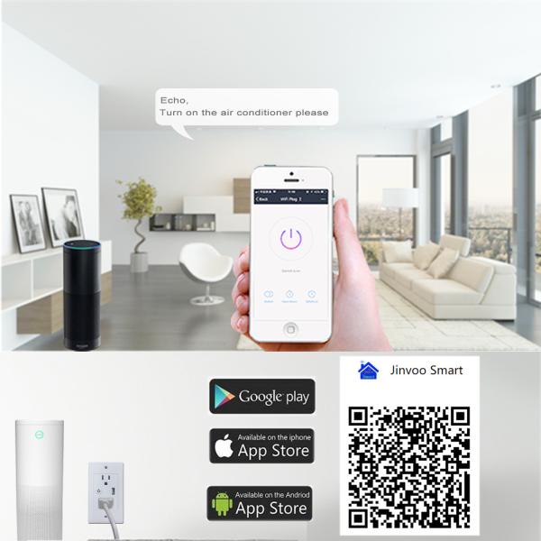 Glomarket Wifi Smart Wall Socket Voice Control Timing Switch Usb Smart Remote Control Wall Socket