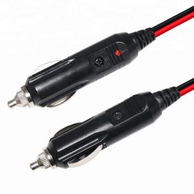 Cigarro do carro homem para homem cabo de energia solar 12-24volts 2m 3m