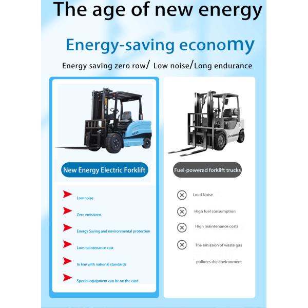 Experience Smooth and Easy Material Handling with 3 ton Electric Forklift