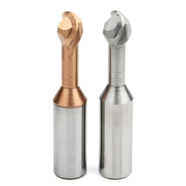 Arch Lollipop Milling Cutters Tungsten Steel Carbide HRC55 Lollipop End Mill