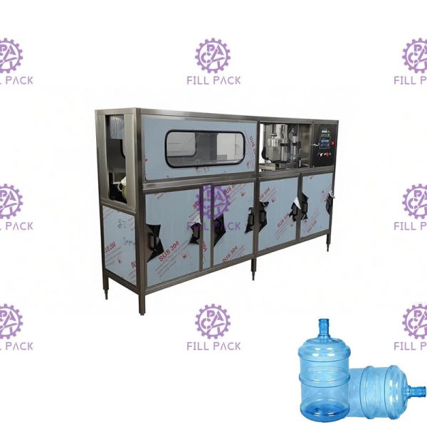 Sus 304 5 Gallon Water Filling Machine Hot Alkaline Water Washing