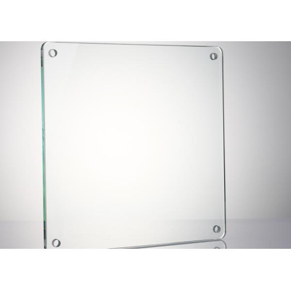 3mm Ultra Clear Tempered Glass panel with Holes Toughened Glass