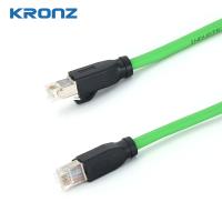 Conector RJ45 4 pinos 24AWG Resistência de contato 48V comprimento de cabo personalizado