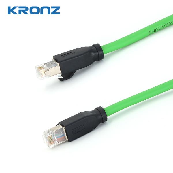 48V RJ45 Connector 4 Pin 24AWG Contact Resistance Customized Cable Length