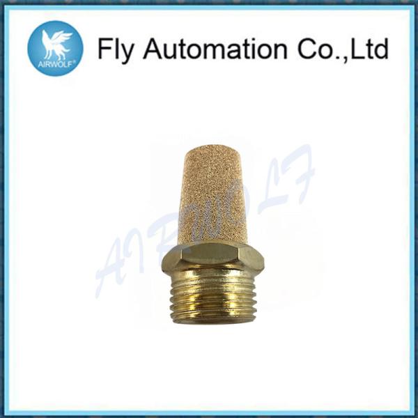 Pipe Valved Muffler BSL04 1/2 Airtac Pneumatic Exhaust Universal Sintered Brass Muffler