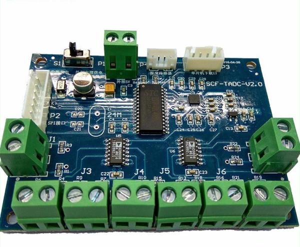 1/2OZ To 3OZ Copper Fr4 Gold Finger PCB Industrial Controller Board