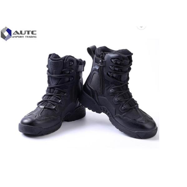 Ботинки армии водоустойчивой зимы военных ботинок ботинок людей на открытом воздухе охотясь неподдельные кожаные тактические