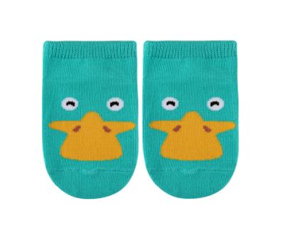 Breathable Basic Newborn Baby Socks Animal Pattern With Organic Cotton Material