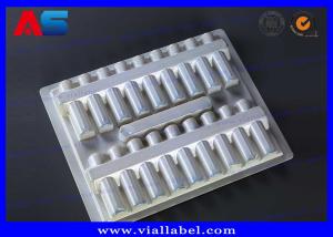 Plastic Pen Cartridge Blister Clamshell Packaging Tray 60 um Thickness Clear