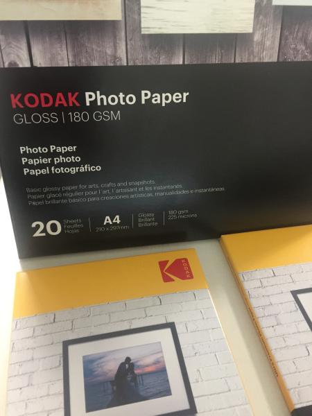 Instant Dry Kodak Lustre Paper , Kodak Photo Paper A4 100 Sheet Glossy