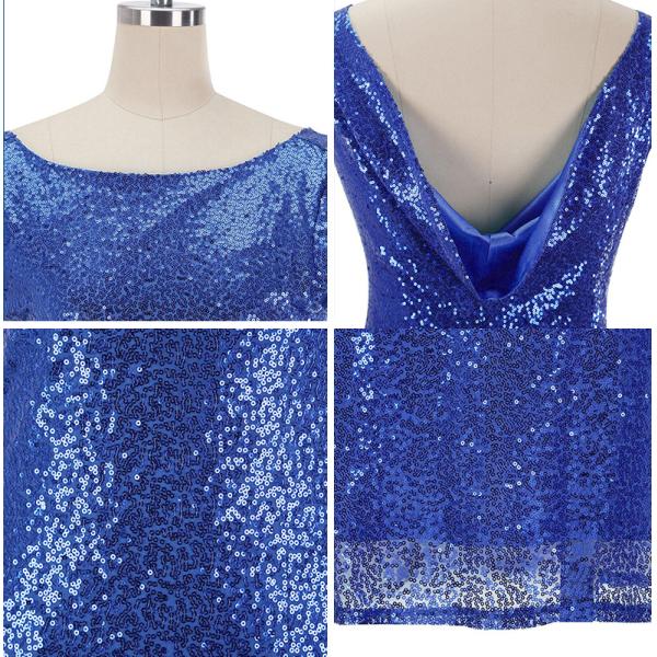 hot sale polyester short sleeve long women Bodycon evening beaded dress with gold sequin in red blue purple gray beige