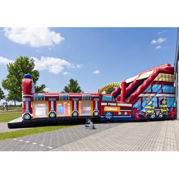 5-10 Passenger Inflatable Water Slide Pool Rental with Rainbow Pool and Slide Package