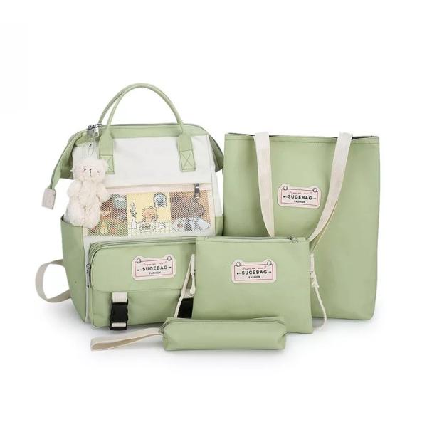 School 24cm Backpack Bag Set Girls Cute Backpack Set Cartoon Kids Teens