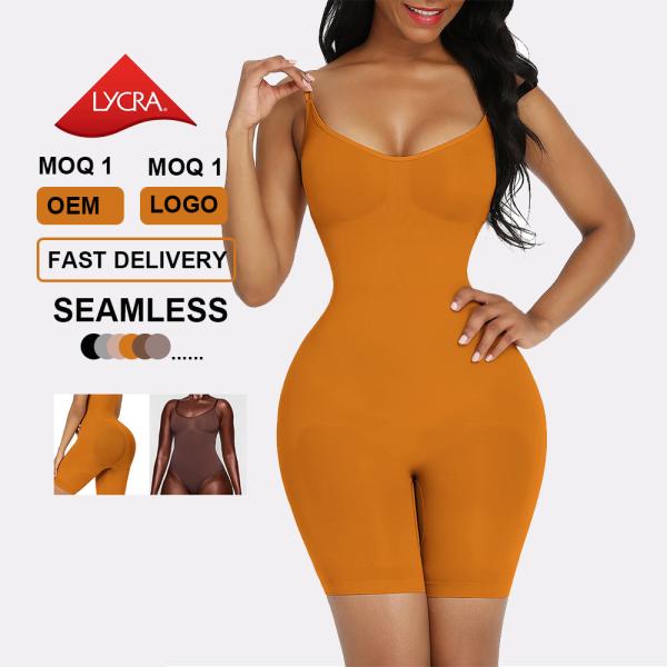 XS-4XL Women's Shapewear WAISTDEAR Full Body Shaper com controle de barriga e levantador de nádegas