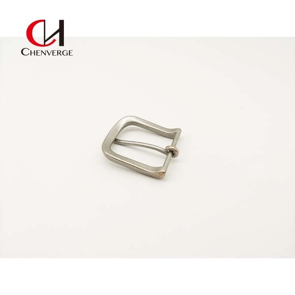 Matte Brushed Nickel Metal Belt Buckles Corrosion Resistant Practical