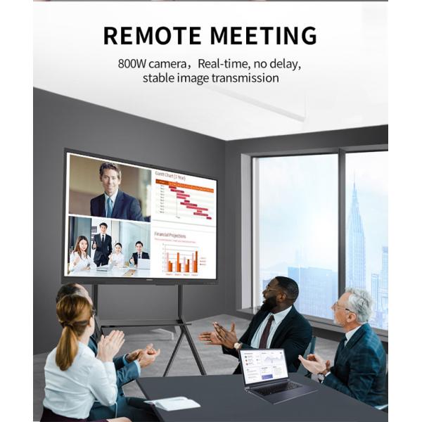 100 Inch Touch Screen Meeting Room Interactive Display MAX 256GB SSD Card