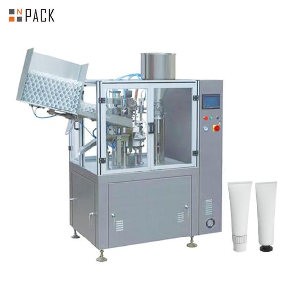 Fully Automatic Npack High Speed Face Cream Cosmetic Alu Tube Filling Sealing Machine