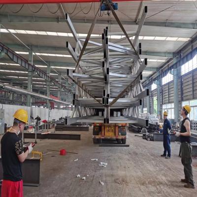 Treliças de telhado de aço pré-fabricadas Q235 Material Superfície galvanizada