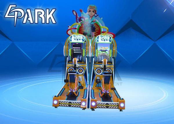 1 Player Coin Operated Bicycle Simulator / Bike Racing Game Machine For Kids