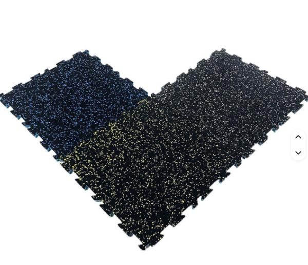 1000x1000mm de goma de mat de bloqueo para el suelo del gimnasio SBR goma