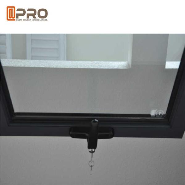 Aluminum Frame Top Hung Casement Window Powder Coating Surface Treatment awning glass window cheap window awning glass
