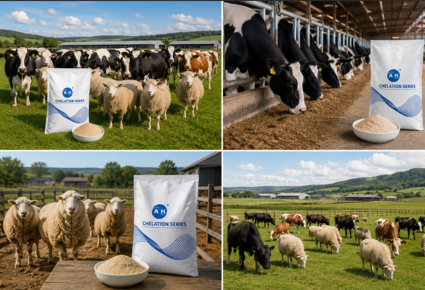 Chelated Mineral Premix Balanced Chelated MInerals For Ruminant Feed To Improve Animal Performance