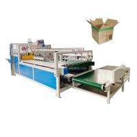Máquina elétrica pesada para colagem automática de caixas de papelão ondulado de metal