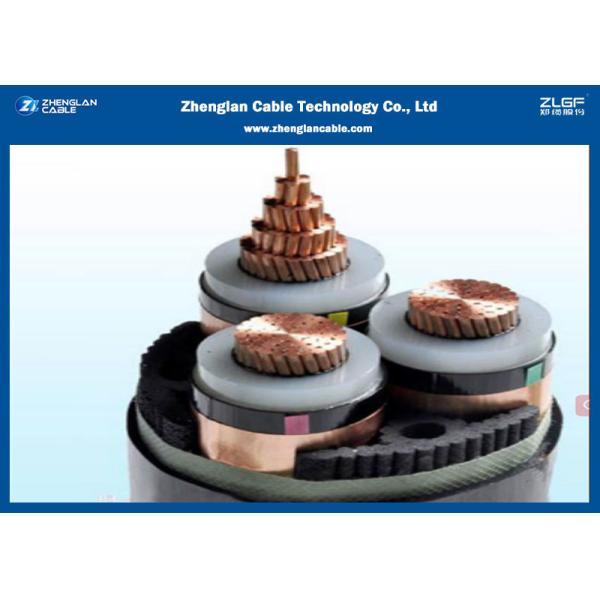 Medium Voltage Cables CU Conductor Steel Tape Armoured Cables With XLPE Insulated PVC Jacket