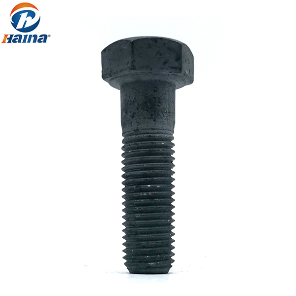8.8/10.9 Grade Steel Hex Bolt For Foundation Construction , Galvanized Hex Bolts
