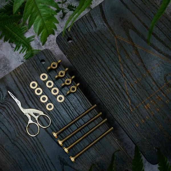 Kit de prensas de flores educativas ecológicas de madera de exterior reciclado