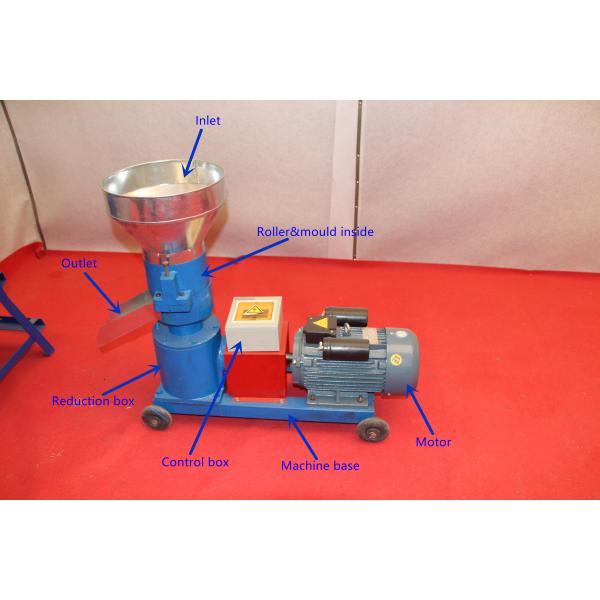 Home Flat Die Chicken 100kg/h 1000kg/h Animal Feed Making Machine