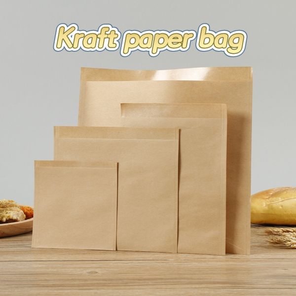 Custom Size Ny Size Kraft Paper Bags  Pantone  Bulk Kraft Paper Bags ODM