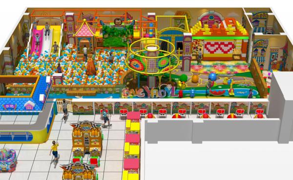 Safe And Soft Indoor Playground  A Fun Colorful World For Kids Entertainment