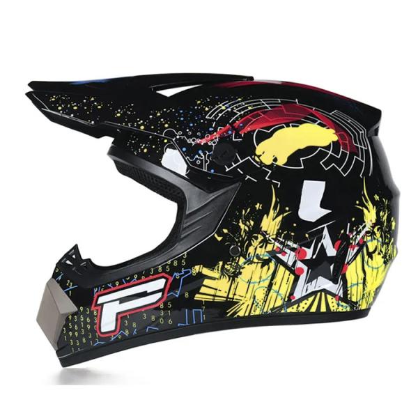 DOT Approved Custom Motocross Helmet with Head Safety Protection and Performance
