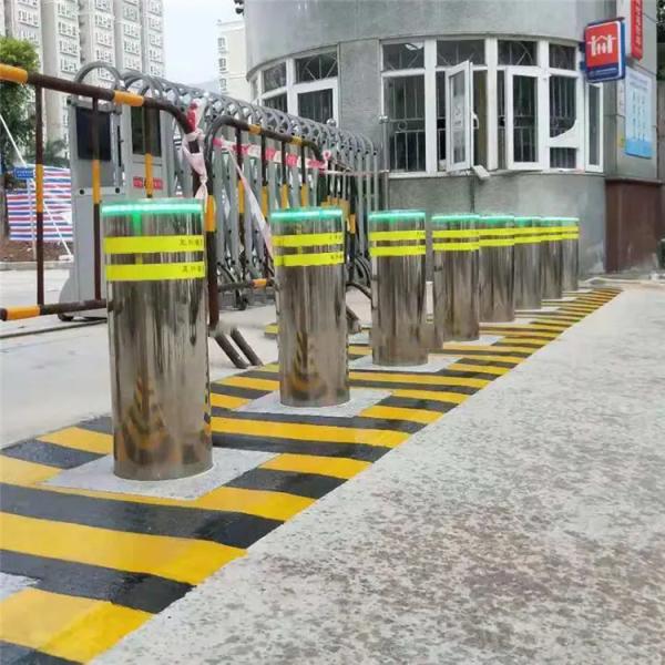 Hydraulic Electric Automatic Rising Bollards Crash Rated Barrier Anti Terrorist