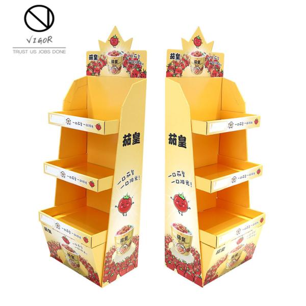 Customized Advertising Hot Wheels Cardboard Display Stand with Eco-friendly Design