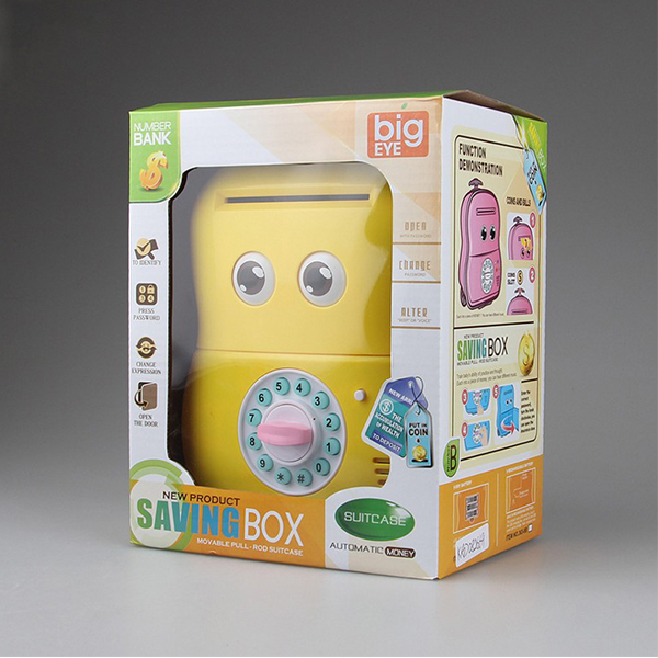 Lovey Electric Smart Money Saving Box Trolley With Music For Kids Cartoon Style
