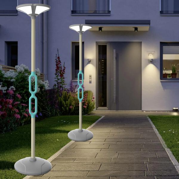 5W LED Power Adjustable Height Solar Garden Light for Outdoor Landscape Solution
