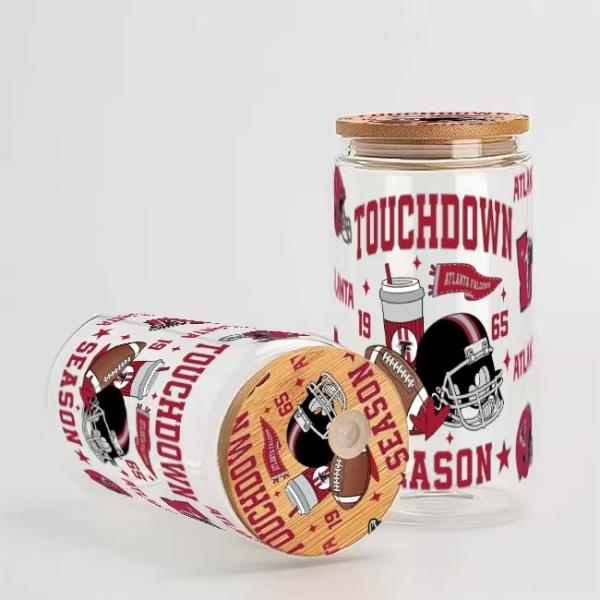 UVDTF packaging custom UV transfer stickers 16oz cup sleeve 20oz stickers DTF transfer labels