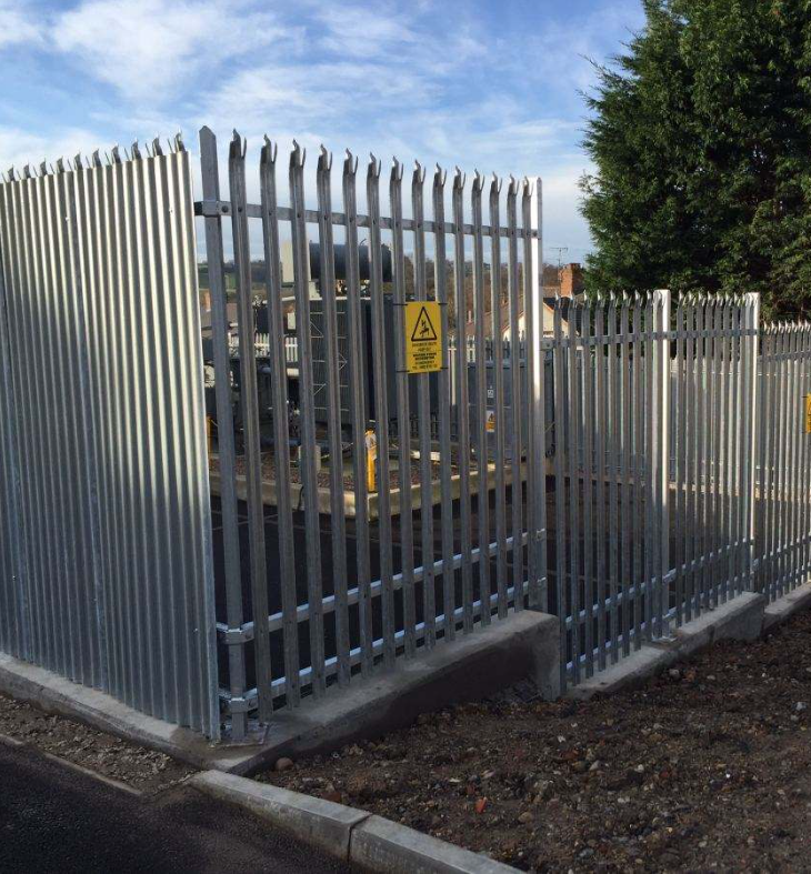 High Security Steel Palisade Fence For Perimeter Protection And Boundary Control